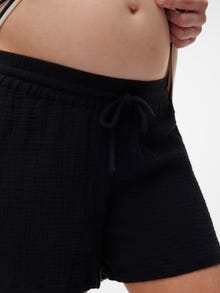 MAMA.LICIOUS Shorts Regular Fit Taille basse -Black - 20020211
