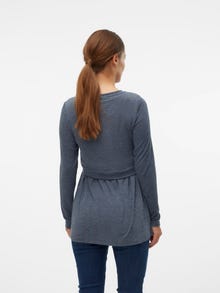 MAMA.LICIOUS Tops Regular Fit Col rond -Parisian Night - 20020263