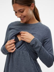 MAMA.LICIOUS Tops Regular Fit Col rond -Parisian Night - 20020263