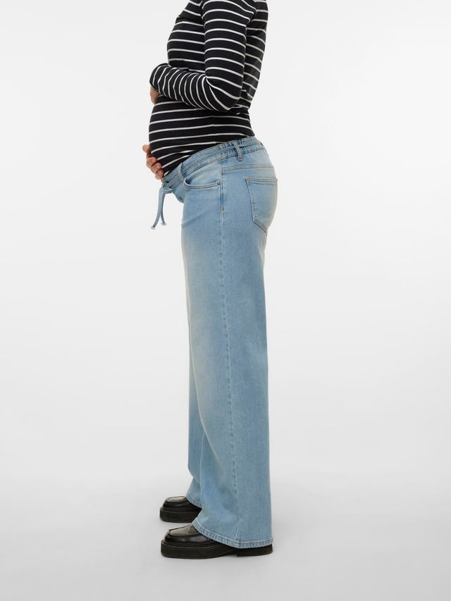 MAMA.LICIOUS Jeans Wide Leg Fit Taille basse - 20020309