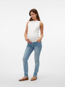 MAMA.LICIOUS Maternity-jeans -Light Blue Denim - 20020317