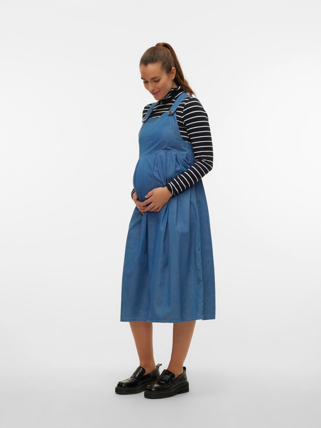 Maternity denim outlet pinafore