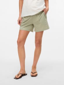 MAMA.LICIOUS Loose Fit Low rise Shorts -Desert Sage - 20020344
