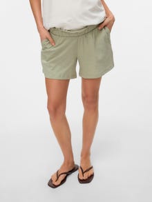 MAMA.LICIOUS Loose Fit Low rise Shorts -Desert Sage - 20020344