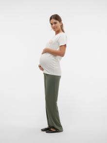 MAMA.LICIOUS Maternity-trousers -Laurel Wreath - 20020360