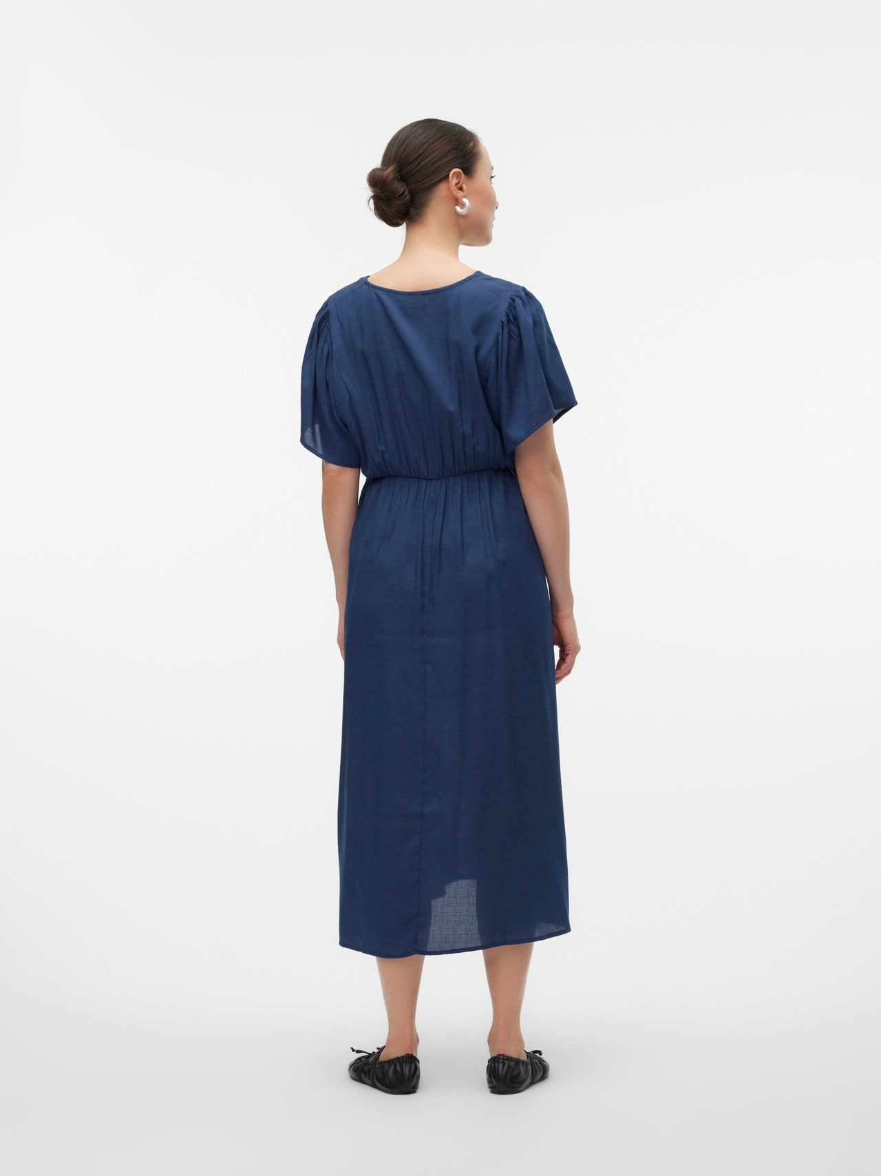 MAMA.LICIOUS Maternity-dress -Medieval Blue - 20020368