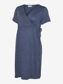 MAMA.LICIOUS MLNELLI Vestido de Maternidad -Blue Indigo - 20020389