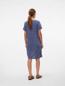 MAMA.LICIOUS MLNELLI Vestido de Maternidad -Blue Indigo - 20020389