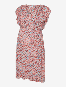 MAMA.LICIOUS MLNIKI Maternity Dress -Peach Melba - 20020453