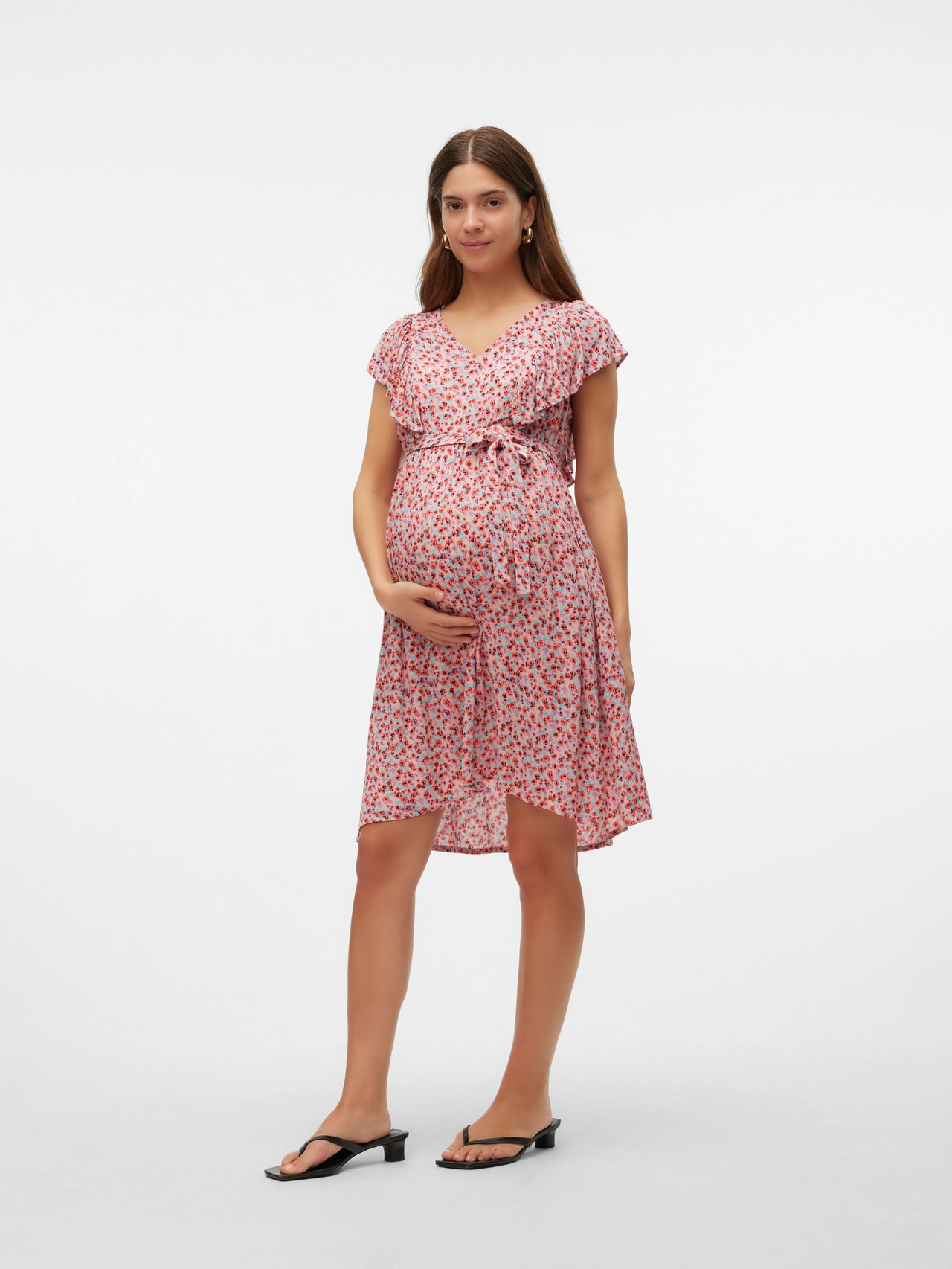 MAMA.LICIOUS Maternity-dress -Peach Melba - 20020453