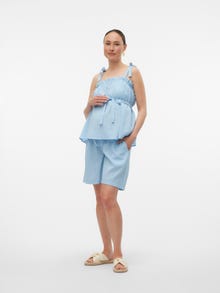 MAMA.LICIOUS Maternity-shorts -Stonewash - 20020462