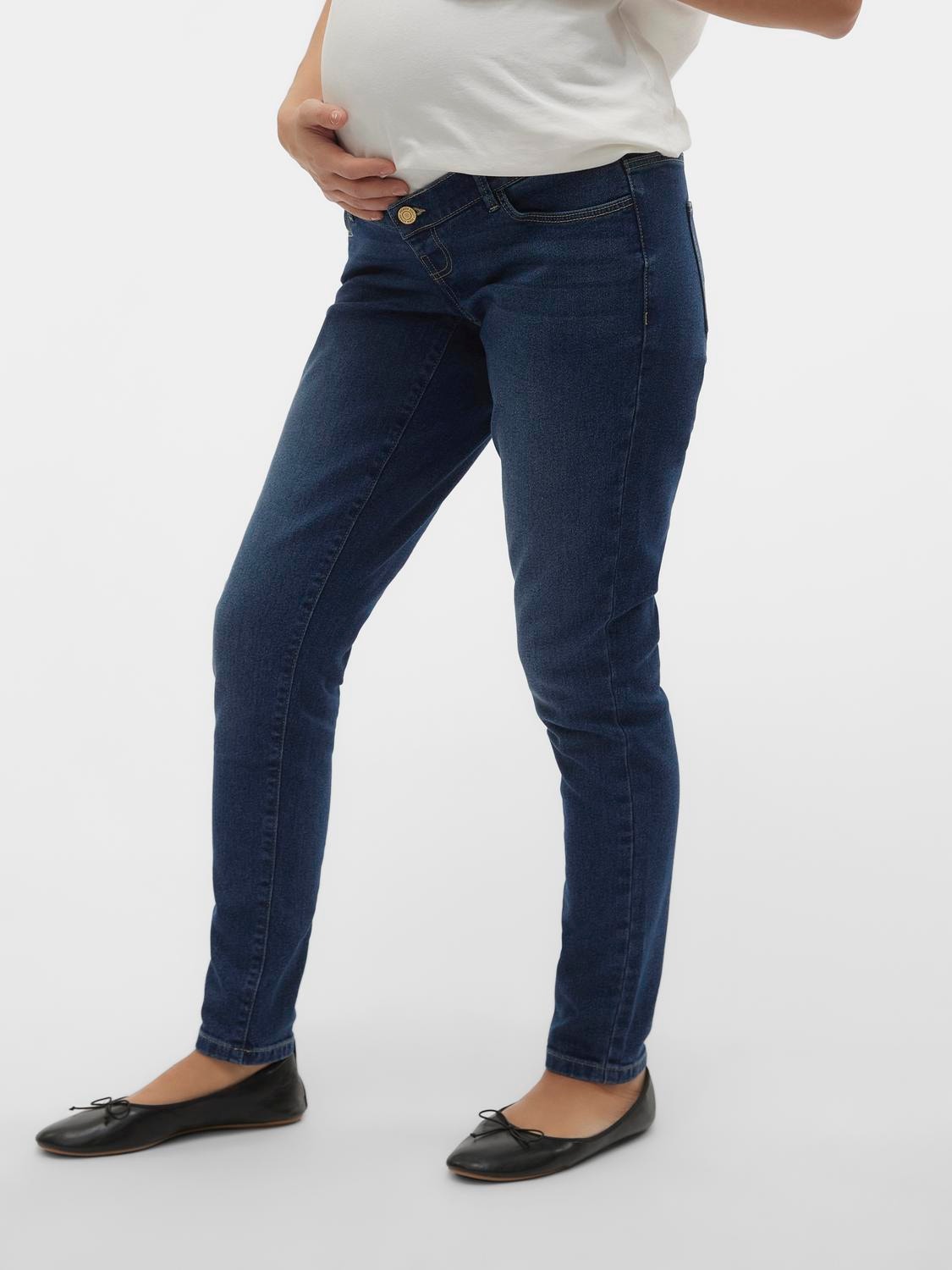 MAMA.LICIOUS Jeans Skinny Fit -Medium Blue Denim - 20020468