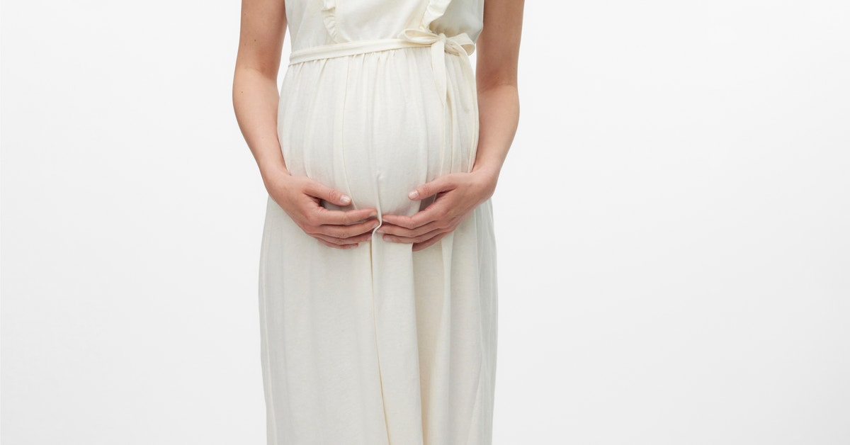 Noppies maternity gebreide zwangerschapsjurk Vena met katoen brique Noppies maternity gebreide zwangerschapsjurk Vena met katoen brique