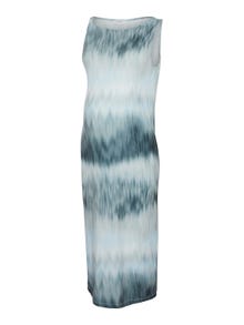 MAMA.LICIOUS Robe midi Regular Fit Col rond -Pastel Turquoise - 20020517