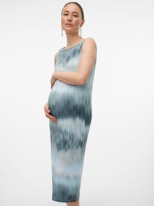 MAMA.LICIOUS Maternity-dress -Pastel Turquoise - 20020517