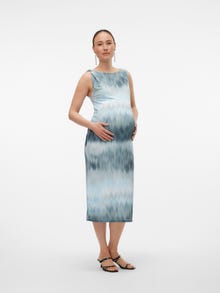 MAMA.LICIOUS Zwangerschaps-jurk -Pastel Turquoise - 20020517