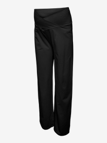 MAMA.LICIOUS Pantalones Corte loose Talle medio -Black - 20020525