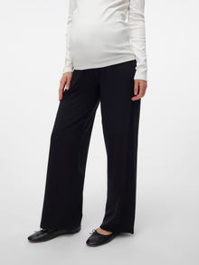 MAMA.LICIOUS Pantalones Corte loose Talle medio -Black - 20020525
