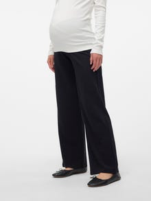 MAMA.LICIOUS Pantalones Corte loose Talle medio -Black - 20020525