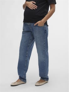 MAMA.LICIOUS Umstands-jeans  -Medium Blue Denim - 20020566