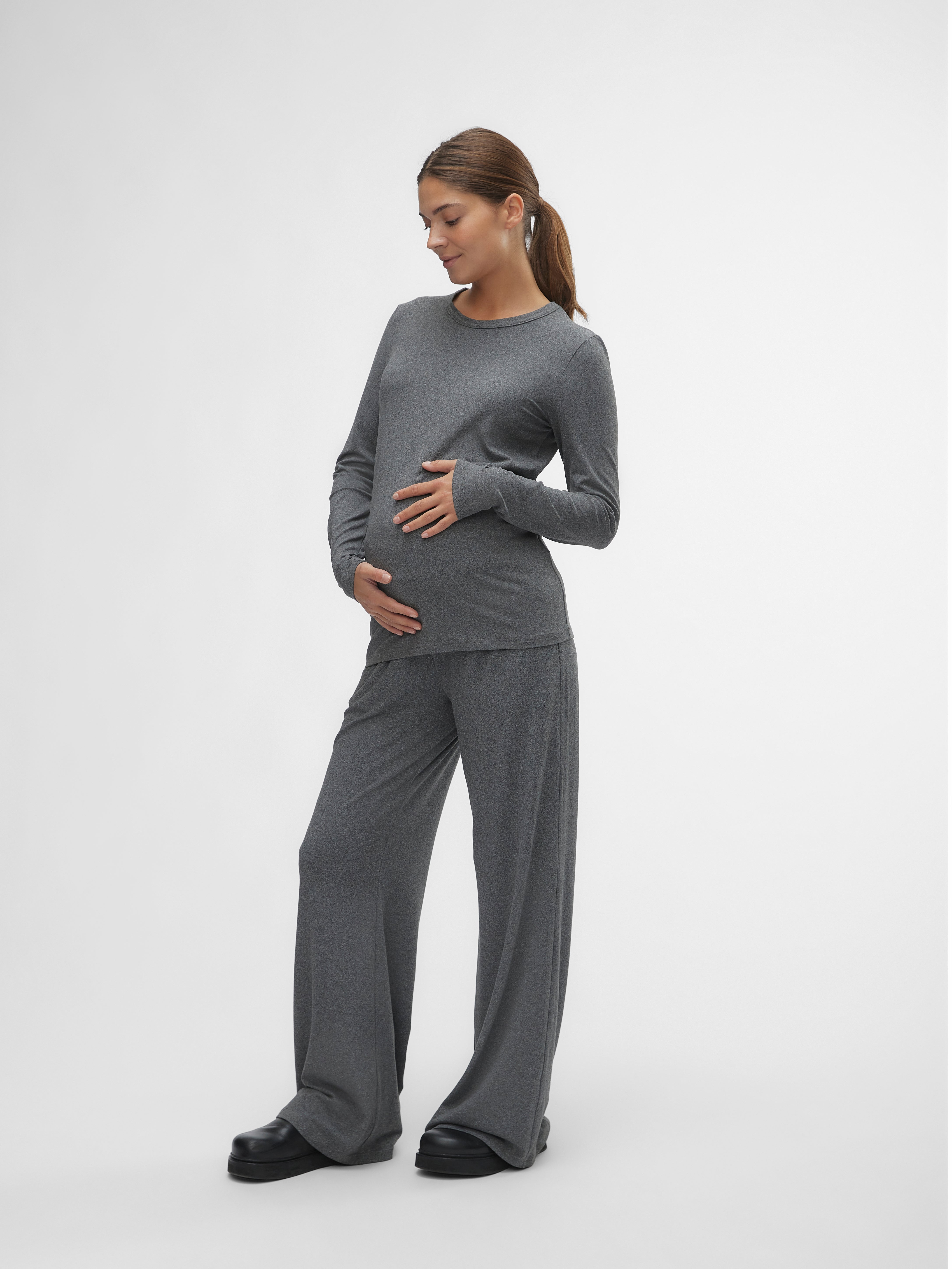 Maternity-trousers | Medium Green | MAMA.LICIOUS®
