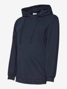 MAMA.LICIOUS Sudadera Corte regular Capucha -Navy Blazer - 20020710
