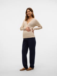 MAMA.LICIOUS Jeans Loose Fit -Dark Blue Denim - 20020755