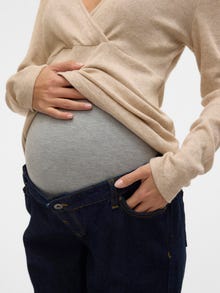 MAMA.LICIOUS Jeans Loose Fit -Dark Blue Denim - 20020755