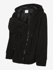 MAMA.LICIOUS Hood Jacket -Black - 20020814