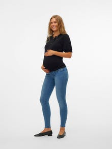 MAMA.LICIOUS Tops Regular Fit Col rond -Black - 20020819