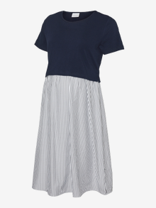 MAMA.LICIOUS MLMALENA Maternity Dress -Navy Blazer - 20020858