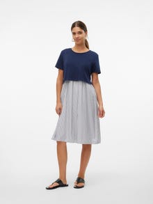 MAMA.LICIOUS MLMALENA Maternity Dress -Navy Blazer - 20020858