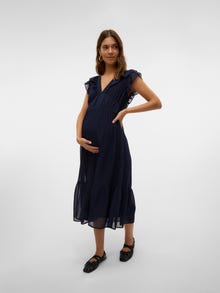 MAMA.LICIOUS VMMEMILIE Sukienka Ciążowa -Navy Blazer - 20020889