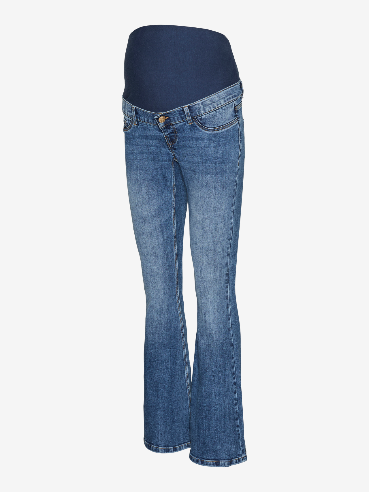 MAMA.LICIOUS Jeans Flared Fit -Medium Blue Denim - 20020905