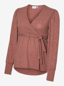 MAMA.LICIOUS Maternity-top -Mocha Bisque - 20020928