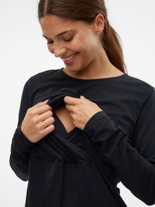 MAMA.LICIOUS Tops Corte regular Cuello en U -Black - 20020981