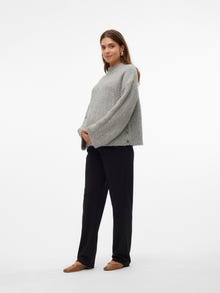 MAMA.LICIOUS Pulóveres Cuello redondo -Medium Grey Melange - 20020982
