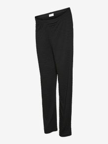 MAMA.LICIOUS Leggings Corte straight Tiro alto -Black - 20021019
