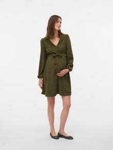 MAMA.LICIOUS MLJANE Maternity Dress -Winter Moss - 20021045