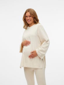 MAMA.LICIOUS Sudadera Corte loose Cuello redondo -Birch - 20021049