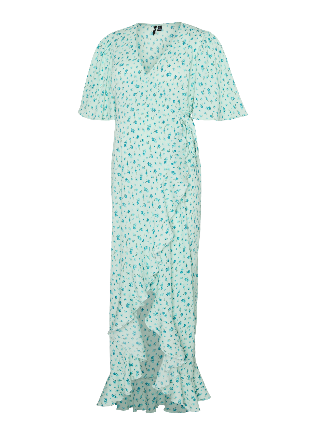 MAMA.LICIOUS Krój regularny Dekolt w serek Długa sukienka -Moonlight Jade - 20021168