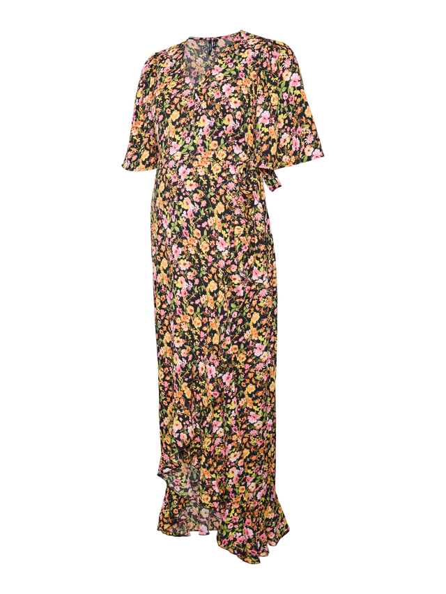 MAMA.LICIOUS Vestido largo Corte regular Cuello en V - 20021168
