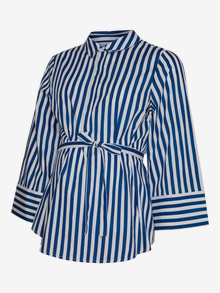 MAMA.LICIOUS Camicie Regular Fit Collo Camicia -Snow White - 20021183