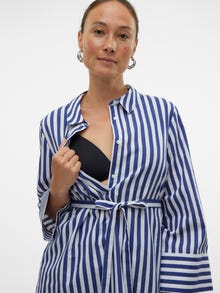 MAMA.LICIOUS Camicie Regular Fit Collo Camicia -Snow White - 20021183