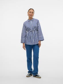 MAMA.LICIOUS Camicie Regular Fit Collo Camicia -Snow White - 20021183