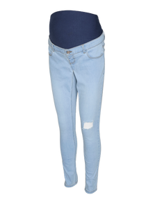 MAMA.LICIOUS Umstands-jeans -Light Blue Denim - 20021257