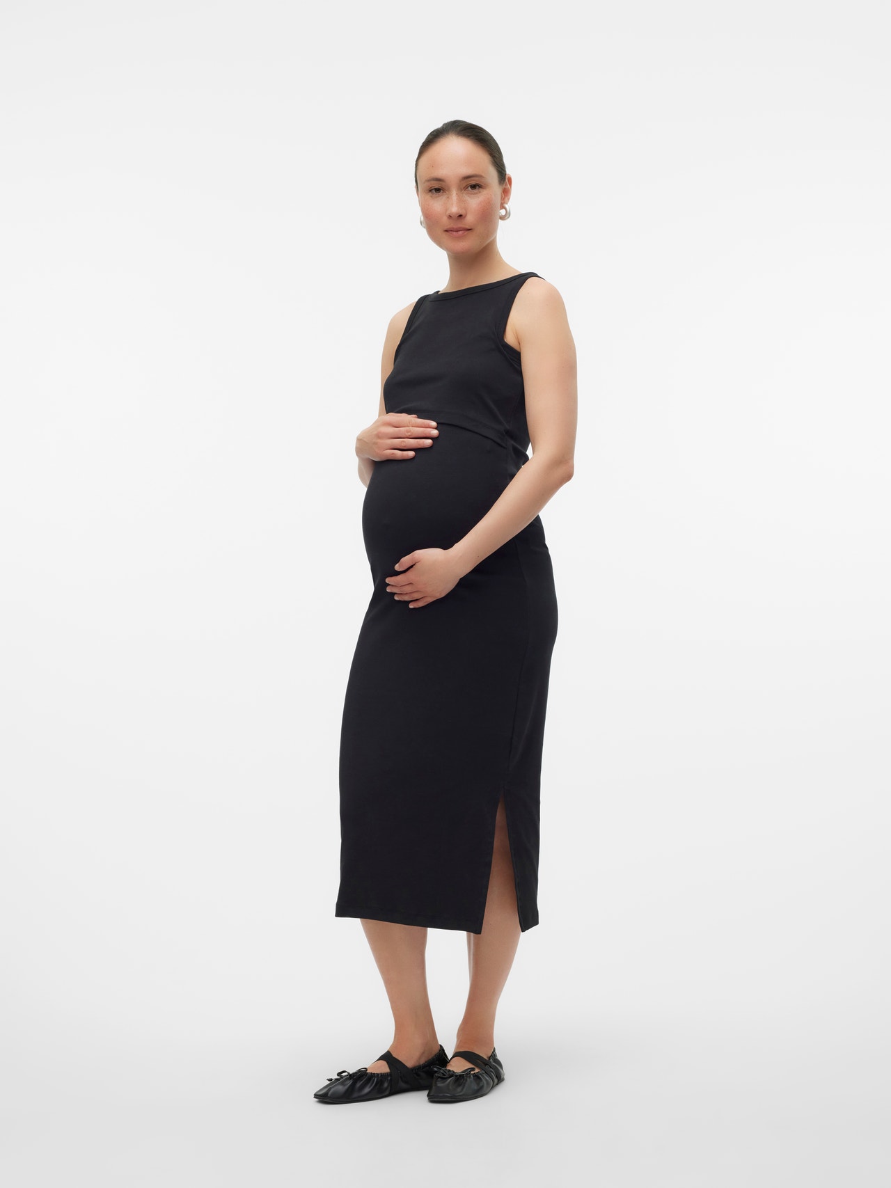 MAMA.LICIOUS Maternity-dress -Black - 20021342