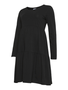 MAMA.LICIOUS Regular fit O-hals Korte jurk -Black - 20021365