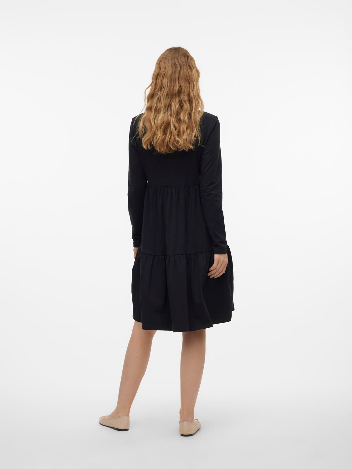MAMA.LICIOUS Regular fit O-hals Kort kjole -Black - 20021365