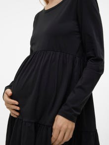 MAMA.LICIOUS Regular fit O-hals Kort kjole -Black - 20021365